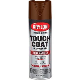 Krylon Products Group-Sherwin-Williams K00759008 Krylon® Tough Coat Advance  Spray Paint w/ Rust Barrier Technology, 20 oz., Gloss Leather Brown image.