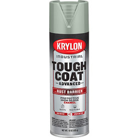Krylon Products Group-Sherwin-Williams K00839008 Krylon® Tough Coat Adv Spray Paint w/ Rust Barrier Tech., 20 oz, Gloss Light Machinery Gray image.