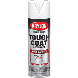 Krylon Products Group-Sherwin-Williams K00909008 Krylon® Tough Coat Advance  Spray Paint w/ Rust Barrier Technology, 20 oz., Flat White image.