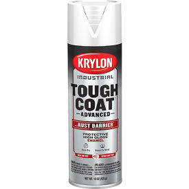 Krylon Products Group-Sherwin-Williams K00929008 Krylon® Tough Coat Advance  Spray Paint w/ Rust Barrier Technology, 20 oz., Gloss White image.