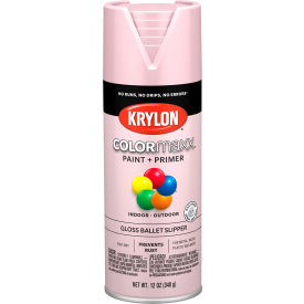 Krylon Products Group-Sherwin-Williams KO5502007 Krylon® Colormaxx™ Paint & Primer, 12 oz., Gloss Ballet Slipper image.
