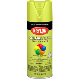 Krylon Products Group-Sherwin-Williams KO5512007 Krylon® Colormaxx™ Paint & Primer, 12 oz., Gloss Citrus Green image.