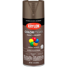Krylon Products Group-Sherwin-Williams KO5518007 Krylon® Colormaxx™ Paint & Primer, 12 oz., Gloss Equestrian image.