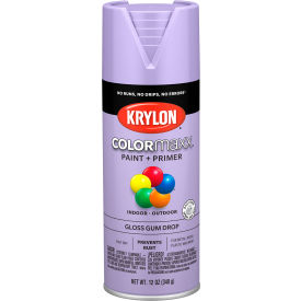 Krylon Products Group-Sherwin-Williams KO5521007 Krylon® Colormaxx™ Paint & Primer, 12 oz., Gloss Gum Drop image.