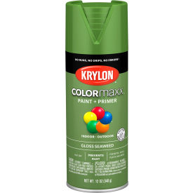 Krylon Products Group-Sherwin-Williams KO5538007 Krylon® Colormaxx™ Paint & Primer, 12 oz., Gloss Seaweed image.