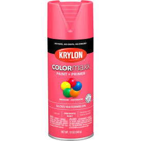 Krylon Products Group-Sherwin-Williams KO5544007 Krylon® Colormaxx™ Paint & Primer, 12 oz., Gloss Watermelon image.