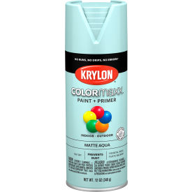 Krylon Products Group-Sherwin-Williams KO5549007 Krylon® Colormaxx™ Paint & Primer, 12 oz., Matte Aqua image.