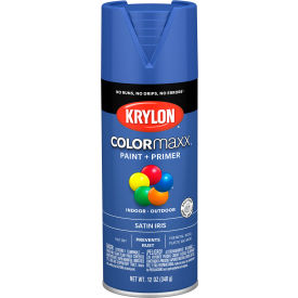 Krylon Products Group-Sherwin-Williams KO5564007 Krylon® Colormaxx™ Paint & Primer, 12 oz., Satin Iris image.