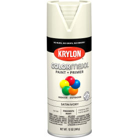 Krylon Products Group-Sherwin-Williams KO5567007 Krylon® Colormaxx™ Paint & Primer, 12 oz., Satin Ivory image.
