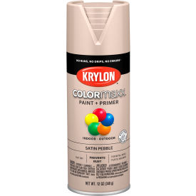 Krylon Products Group-Sherwin-Williams KO5572007 Krylon® Colormaxx™ Paint & Primer, 12 oz., Satin Pebble image.