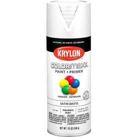 Krylon Products Group-Sherwin-Williams KO5577007 Krylon® Colormaxx™ Paint & Primer, 12 oz., Satin White image.