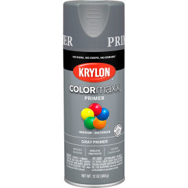 Krylon Products Group-Sherwin-Williams KO5582007 Krylon® Colormaxx™ Paint & Primer, 12 oz., Gray Primer image.