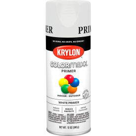 Krylon Products Group-Sherwin-Williams KO5584007 Krylon® Colormaxx™ Paint & Primer, 12 oz., White Primer image.