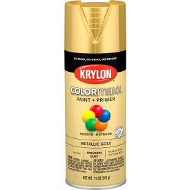 Krylon Products Group-Sherwin-Williams KO5588007 Krylon® Colormaxx™ Paint & Primer, 11 oz., Metallic Gold image.