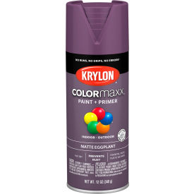 Krylon Products Group-Sherwin-Williams KO5594007 Krylon® Colormaxx™ Paint & Primer, 12 oz., Matte Eggplant image.