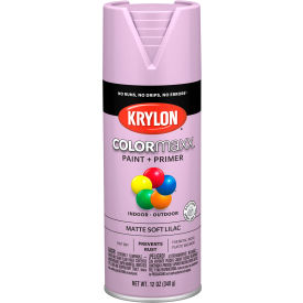 Krylon Products Group-Sherwin-Williams KO5602007 Krylon® Colormaxx™ Paint & Primer, 12 oz., Matte Soft Lilac image.