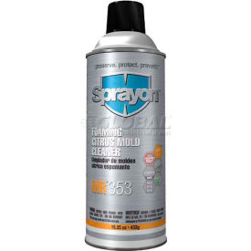 Krylon Products Group-Sherwin-Williams S00353000 Sprayon MR353 Foaming Citrus Mold Cleaner, 15.25 oz. Aerosol Can - S00353000 image.