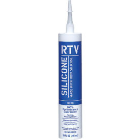 Krylon Products Group-Sherwin-Williams WL099110C White Lightning® Contractor Rtv Silicone Sealant - 10 Oz. Cartridge - Clear image.