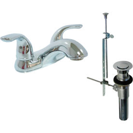 KISSLER & COMPANY INC 77-3293 Dominion Faucets Lavatory Faucet w/ Pop Up & Two Handle, 1.2 GPM, Chrome image.