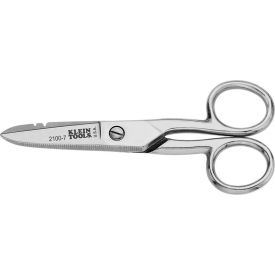 Klein Tools, Inc 2100-7 Klein Tools® Electricians Scissors, Nickel Plated 2100-7 image.