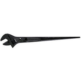 Klein Tools, Inc 3239 Klein Tools® Adjustable-Head Construction Wrench, 1-1/2"" Opening, 11-1/64"" to 17"" Range image.
