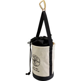 Klein Tools, Inc 5114DSC Klein Tools® Canvas Bucket with Drawstring Close, 17", Off-White image.
