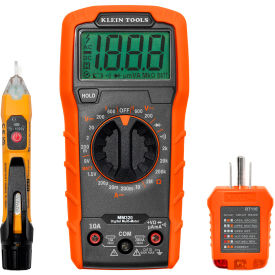 Test Kit with Multimeter, Non-Contact Volt Tester, Receptacle Tester view 2
