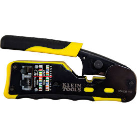Ratcheting Ethernet Cable Crimper/Stripper/Cutter For Pass-Thru view 2