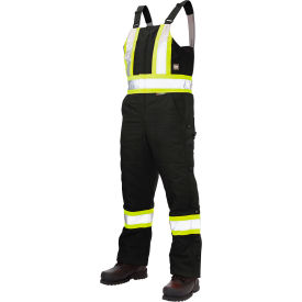 Tough Duck Insulated Safety Bib Overall L Black