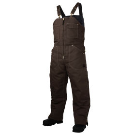 Tough Duck Insulated Bib Overall 2XL Dark Brown