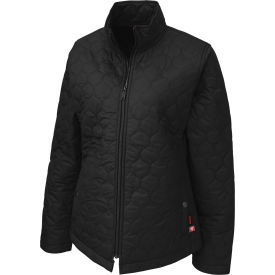 Tough Duck Womens Insulated Quilted Jacket L Black