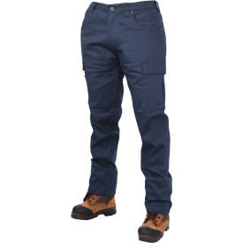 Tough Duck 360° Stretch Waist Flex Twill Cargo Pants 30""L Inseam x 28""-29"" Waist Navy