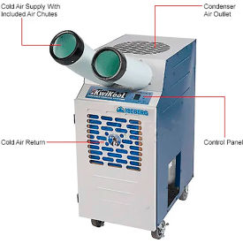 Single Duct Portable Air Conditioner, R-454B, 2 Ton, 115V, 22000 BTU view 2