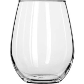 Libbey Glass 217 - Glass 11.75 Oz., Stemless Wine Taster, 12 Pack