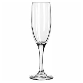 Libbey Glass 3795 - Glass 6 Oz., Clear Embassy Fluted, 12 Pack