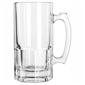 Libbey Glass 5262 - Beer Glass, Mug 34 Oz., Super, 12 Pack