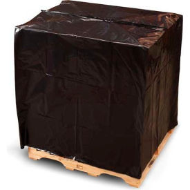 Laddawn Products Co 10914 Pallet Top W/UVI & UVA Covers, 51"W x 49"D x 97"H, 3 Mil, Black, 30/Roll image.