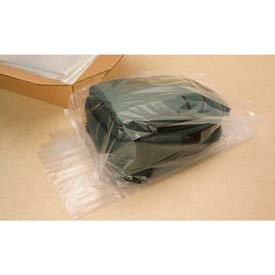 Laddawn Products Co 1347 Gusseted Poly Bags, 4"W x 2"D x 10"L, 1 Mil, Clear, 1000/Pack image.