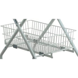 Lakeside Manufacturing Inc. 4652 Lakeside® Wire Basket for Lakeside® Wire Cart, 24-1/4"L x 14-1/4"W x 6"H, Silver image.