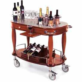 Lakeside Manufacturing Inc. 70038 Geneva Lakeside Deluxe Wine Cart , 70038 image.