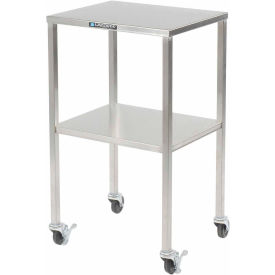 Lakeside Manufacturing Inc. 8353 Lakeside® Stainless Steel Mobile Instrument Table, 20 x 16", Undershelf image.