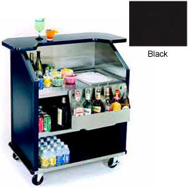 Lakeside Manufacturing Inc. 884-BLACK Geneva Lakeside 43" Portable Beverage Bar, SS Interior, 884-Black image.