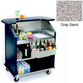 Lakeside Manufacturing Inc. 884-GREYSAND Geneva Lakeside 43" Portable Beverage Bar, SS Interior, 884-GreySand image.