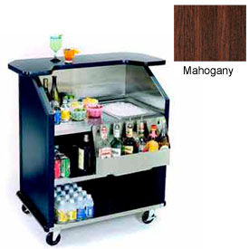 Lakeside Manufacturing Inc. 884-MAHOGANY Geneva Lakeside 43" Portable Beverage Bar, SS Interior, 884-Mahogany image.