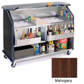 Lakeside Manufacturing Inc. 886-MAHOGANY Geneva Lakeside 64"  Beverage Bar w/ TWO Insulated Ice Bin, 886-Mahogany image.