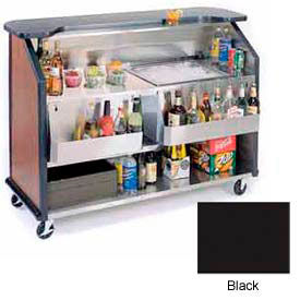 Lakeside Manufacturing Inc. 887-BLACK Geneva Lakeside 64" Portable Beverage Bar, Insulated Ice Bin, 887-Black image.