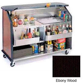 Lakeside Manufacturing Inc. 887-EBONYWOOD Geneva Lakeside 64" Portable Beverage Bar, Insulated Ice Bin, 887-EbonyWood image.