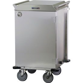 Deluxe Case Cart, Low Profile, 1-Door, 28"L x 25-1/2"D x 42"H, Stainless Steel view 2