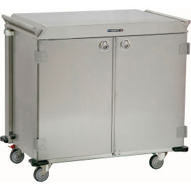 Lakeside® Deluxe Case Cart Large Profile 2-Doors 43-1/2"L x 28"D x 58"H Stainless Steel 