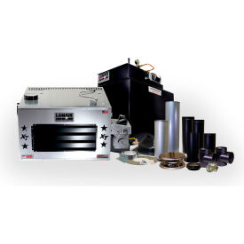 Lanair Products, Llc 81011501 Lanair XT-150 Waste Oil Heater Pkg, 6" Chimney Roof Kit & 80 Gallon Tank, 150000 BTU image.